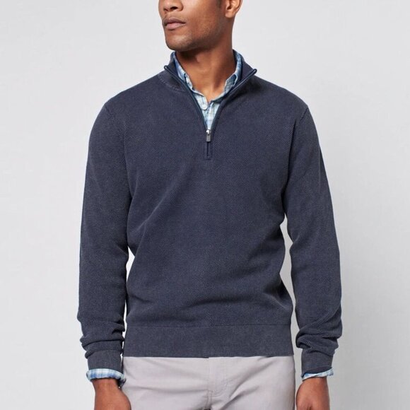 Faherty Men's Montego Quarter Zip - Picture 1 of 10